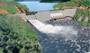 Artist's impression of Son La hydropower project in Vietnam