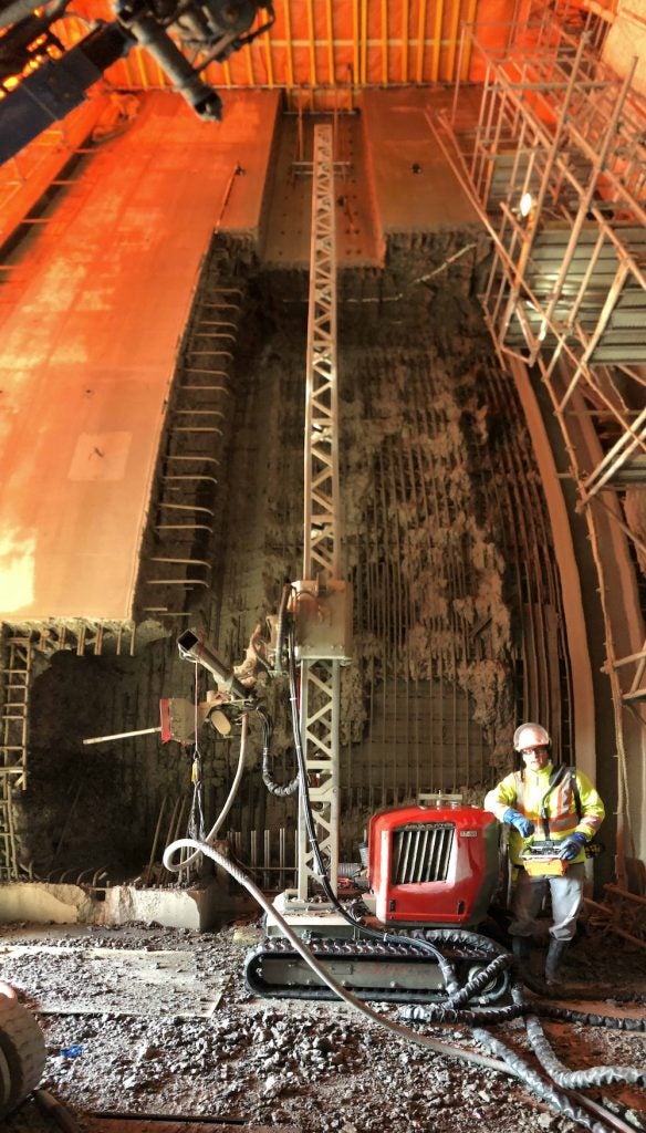 Aquajet Hydrodemolition