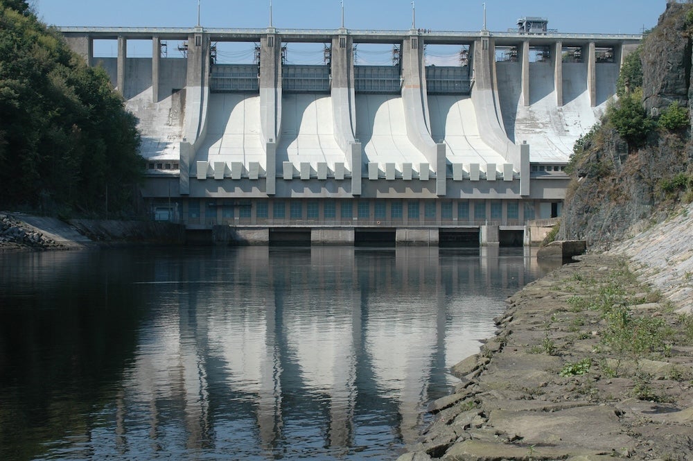 Slapy hydropower plant 