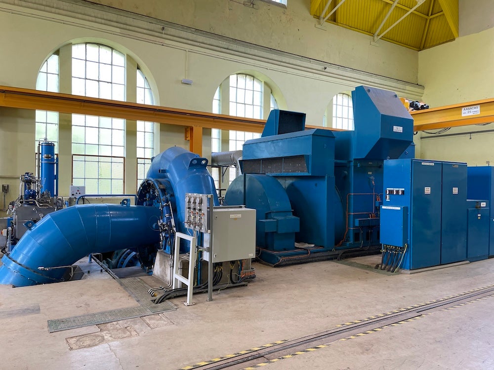 turbine hall at Cwm Dyli