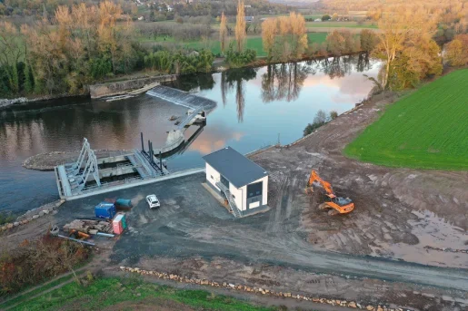 Toirac hydropower plant.